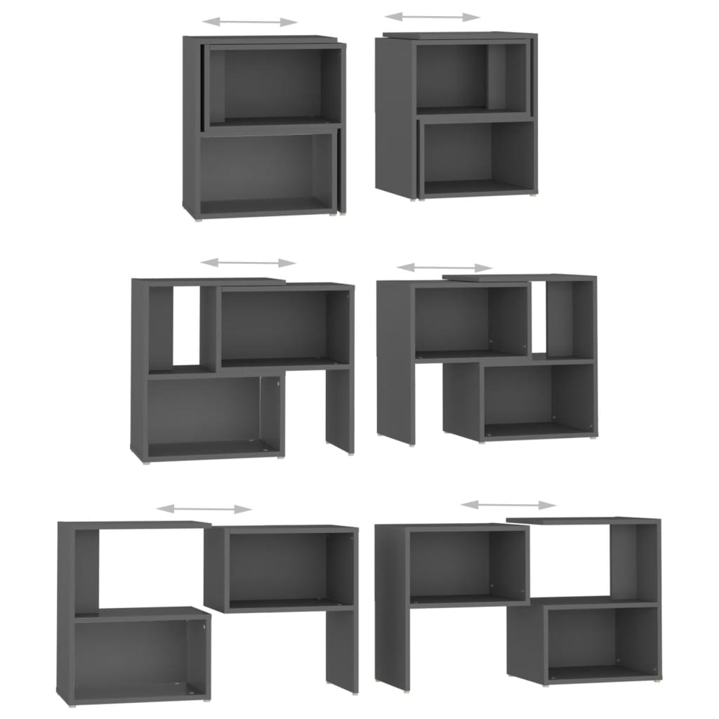 Έπιπλο Τηλεόρασης Γκρι 104 x 30 x 52 εκ. από Επεξ. Ξύλο - Pakobazaar