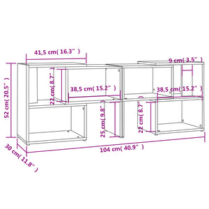 Έπιπλο Τηλεόρασης Γκρι 104 x 30 x 52 εκ. από Επεξ. Ξύλο