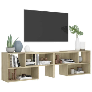 Έπιπλο Τηλεόρασης Sonoma Δρυς 149 x 30 x 52 εκ. από Επεξ. Ξύλο