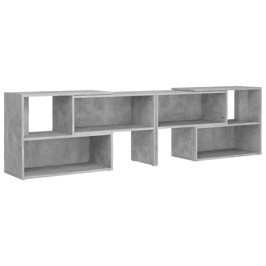Έπιπλο Τηλεόρασης Γκρι Σκυροδέματος 149x30x52 εκ. Επεξ. Ξύλο