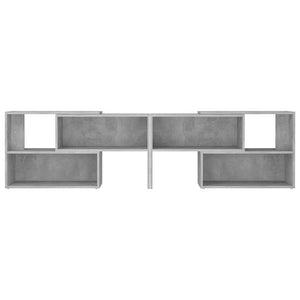 Έπιπλο Τηλεόρασης Γκρι Σκυροδέματος 149x30x52 εκ. Επεξ. Ξύλο