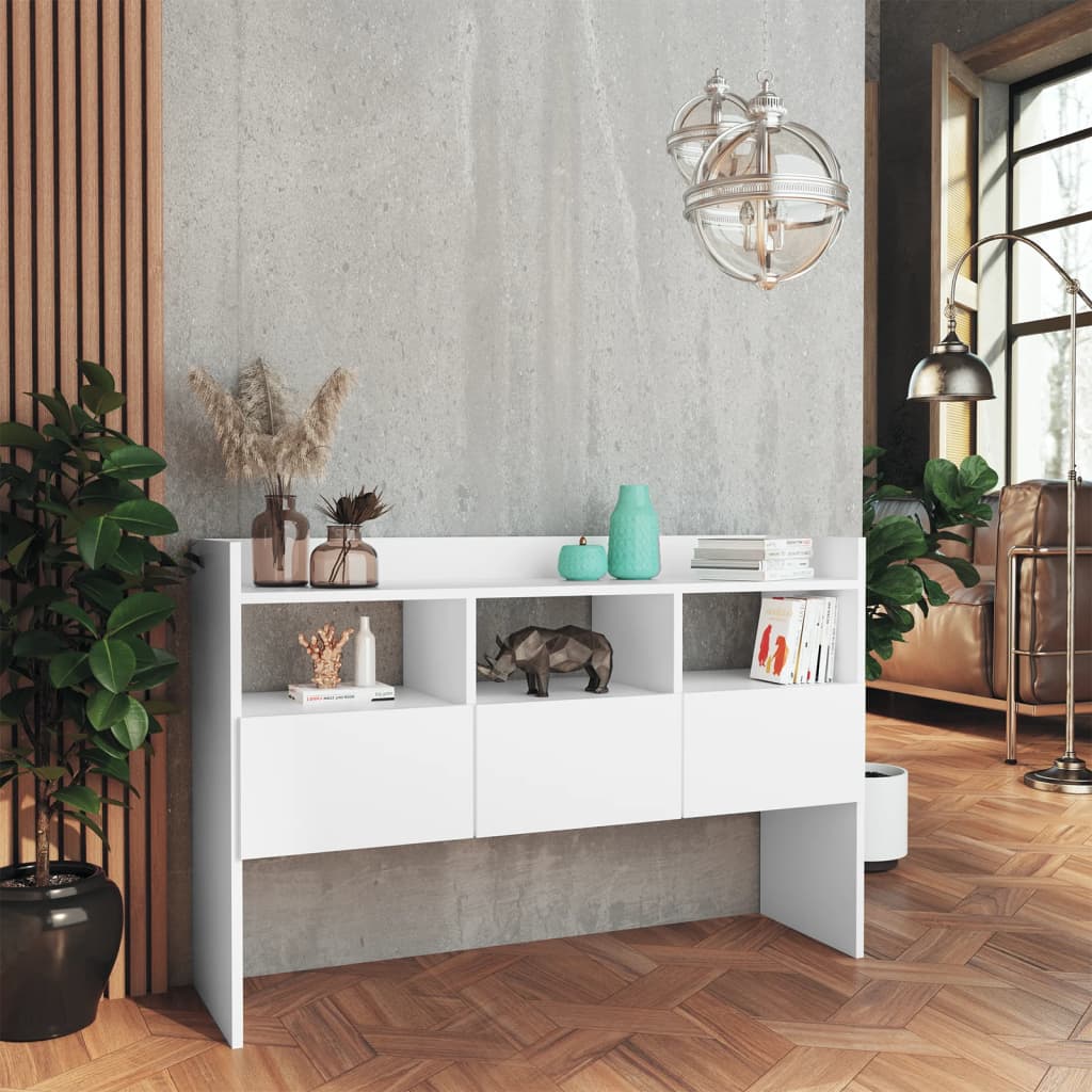 Μπουφές Λευκός 105 x 30 x 70 εκ. από Επεξ. Ξύλο - Pakobazaar