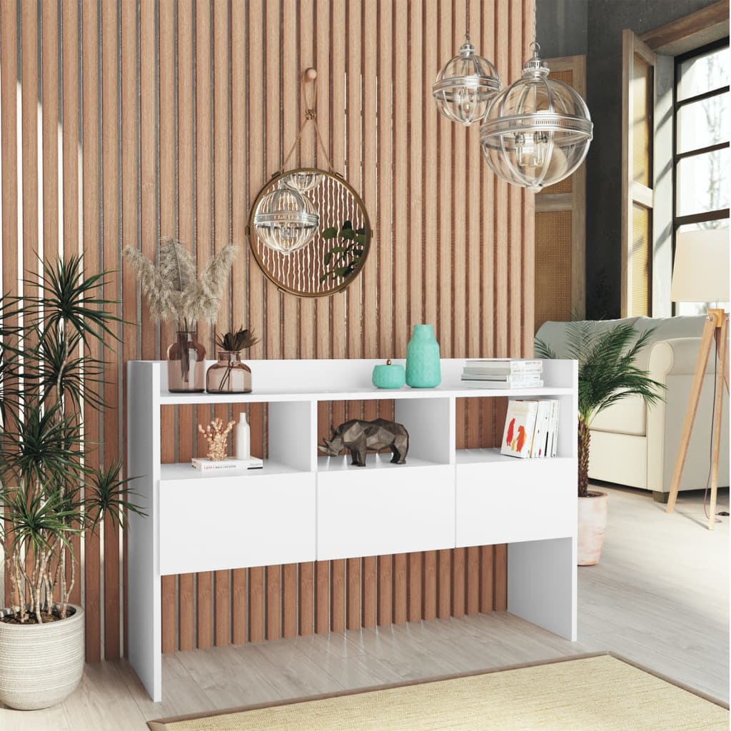 Μπουφές Λευκός 105 x 30 x 70 εκ. από Επεξ. Ξύλο - Pakobazaar