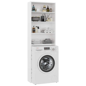 Ντουλάπι Πλυντηρίου Λευκό 64 x 24 x 190 εκ. - Pakobazaar