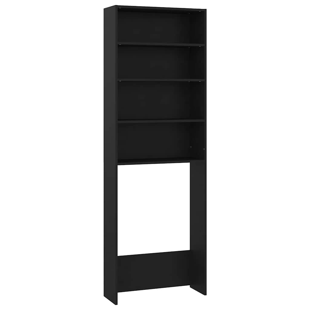 Ντουλάπι Πλυντηρίου Μαύρο 64 x 24 x 190 εκ. - Pakobazaar