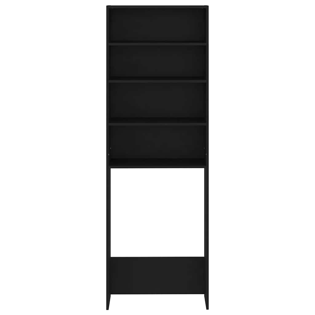 Ντουλάπι Πλυντηρίου Μαύρο 64 x 24 x 190 εκ. - Pakobazaar