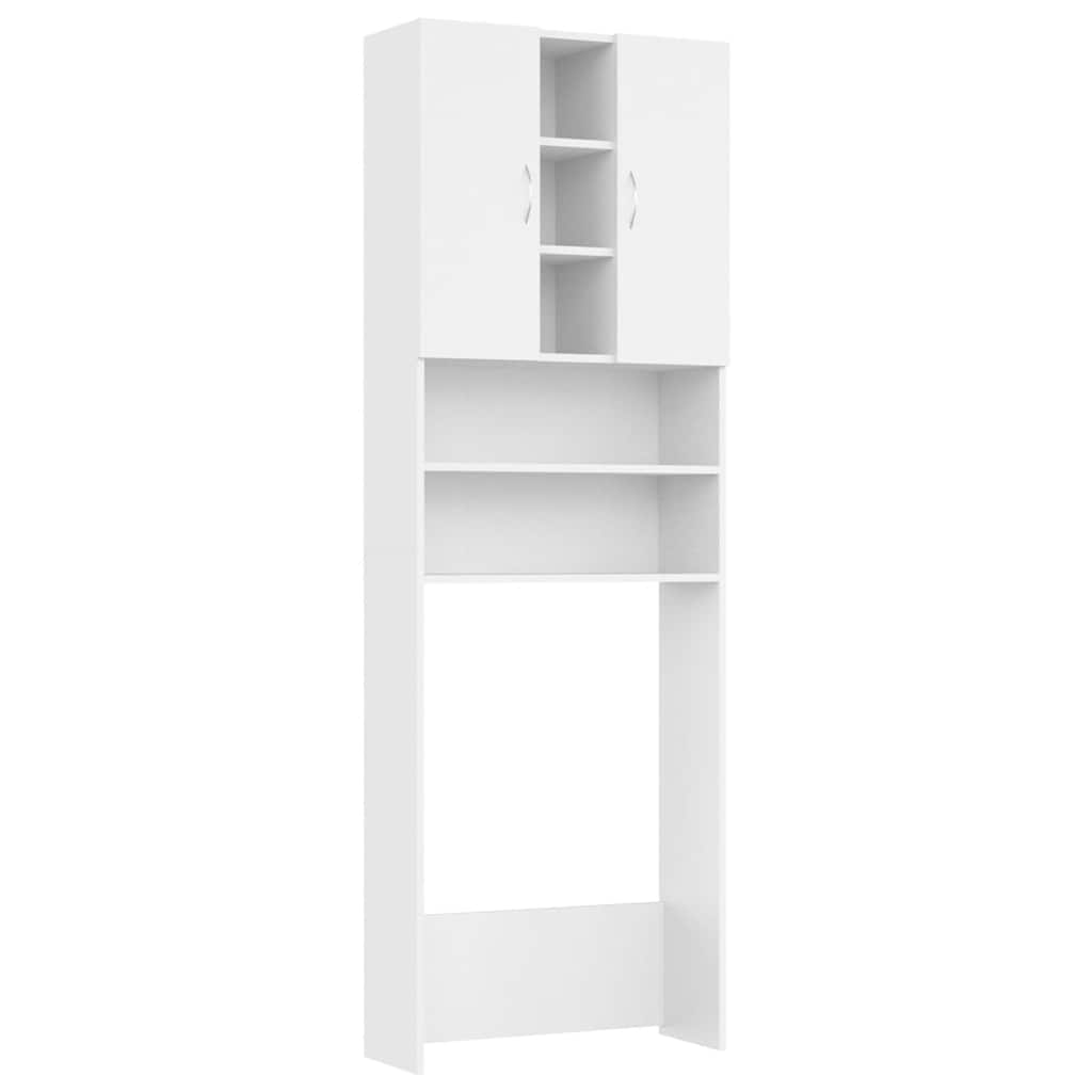 Ντουλάπι Πλυντηρίου Λευκό 64 x 25,5 x 190 εκ. - Pakobazaar