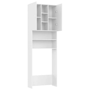 Ντουλάπι Πλυντηρίου Λευκό 64 x 25,5 x 190 εκ. - Pakobazaar