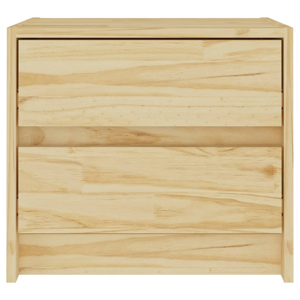 Κομοδίνο 40 x 30,5 x 35,5 εκ. από Μασίφ Ξύλο Πεύκου