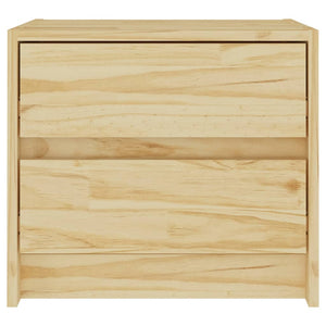 Κομοδίνο 40 x 30,5 x 35,5 εκ. από Μασίφ Ξύλο Πεύκου