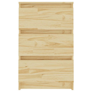Κομοδίνο 40 x 29,5 x 64 εκ. από Μασίφ Ξύλο Πεύκου - Pakobazaar