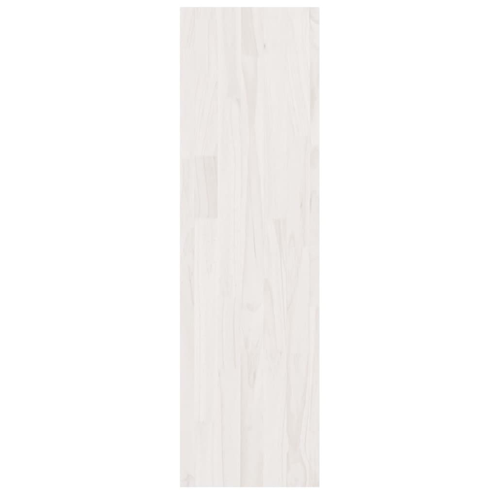 Βιβλιοθήκη/Διαχωριστικό Χώρου Λευκό 40x30x103,5 εκ. Ξύλο Πεύκου