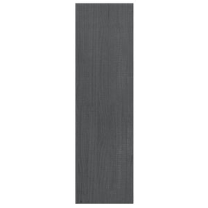 Βιβλιοθήκη/Διαχωριστικό Χώρου Γκρι 40x30x103,5 εκ. Ξύλο Πεύκου