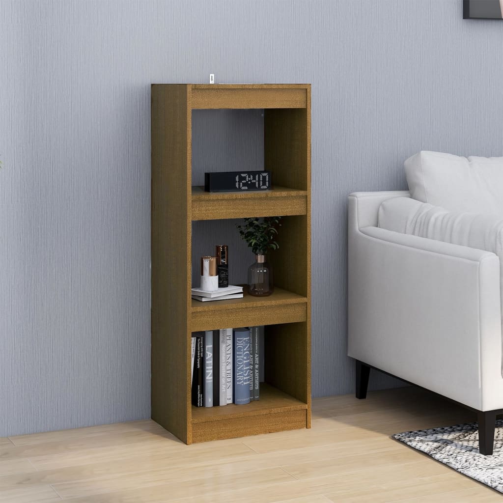 Βιβλιοθήκη/Διαχωριστικό Χώρου Μελί 40x30x103,5 εκ. Ξύλο Πεύκου