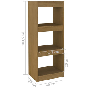 Βιβλιοθήκη/Διαχωριστικό Χώρου Μελί 40x30x103,5 εκ. Ξύλο Πεύκου