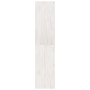 Βιβλιοθήκη/Διαχωριστικό Χώρου Λευκό 40x30x135,5 εκ. Ξύλο Πεύκου - Pakobazaar