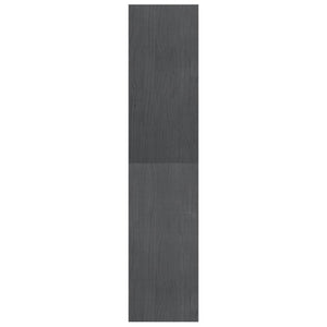 Βιβλιοθήκη/Διαχωριστικό Χώρου Γκρι 40x30x135,5 εκ. Ξύλο Πεύκου - Pakobazaar