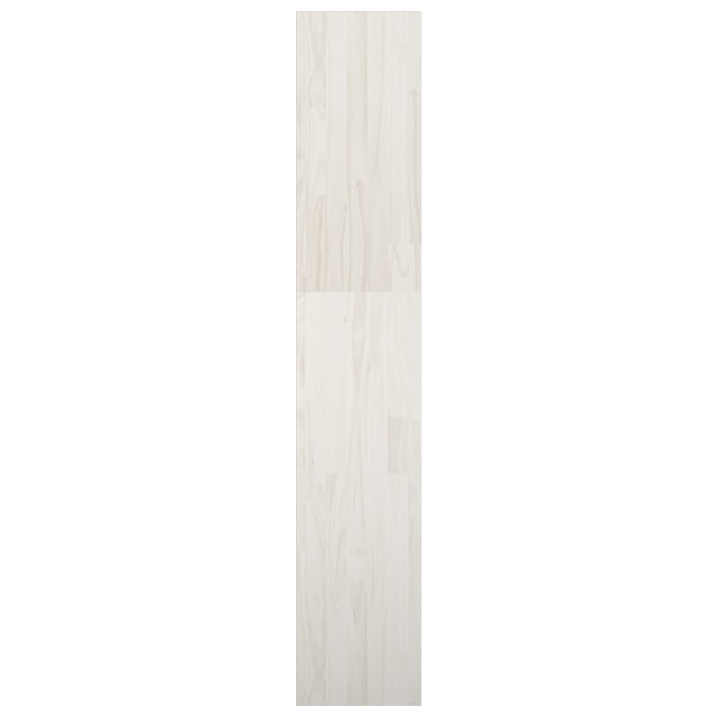 Βιβλιοθήκη/Διαχωριστικό Χώρου Λευκό 40x30x167,5 εκ. Ξύλο Πεύκου