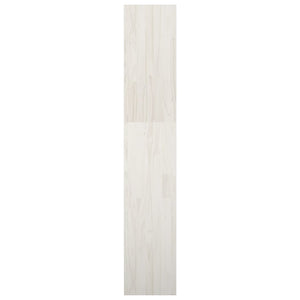 Βιβλιοθήκη/Διαχωριστικό Χώρου Λευκό 40x30x167,5 εκ. Ξύλο Πεύκου