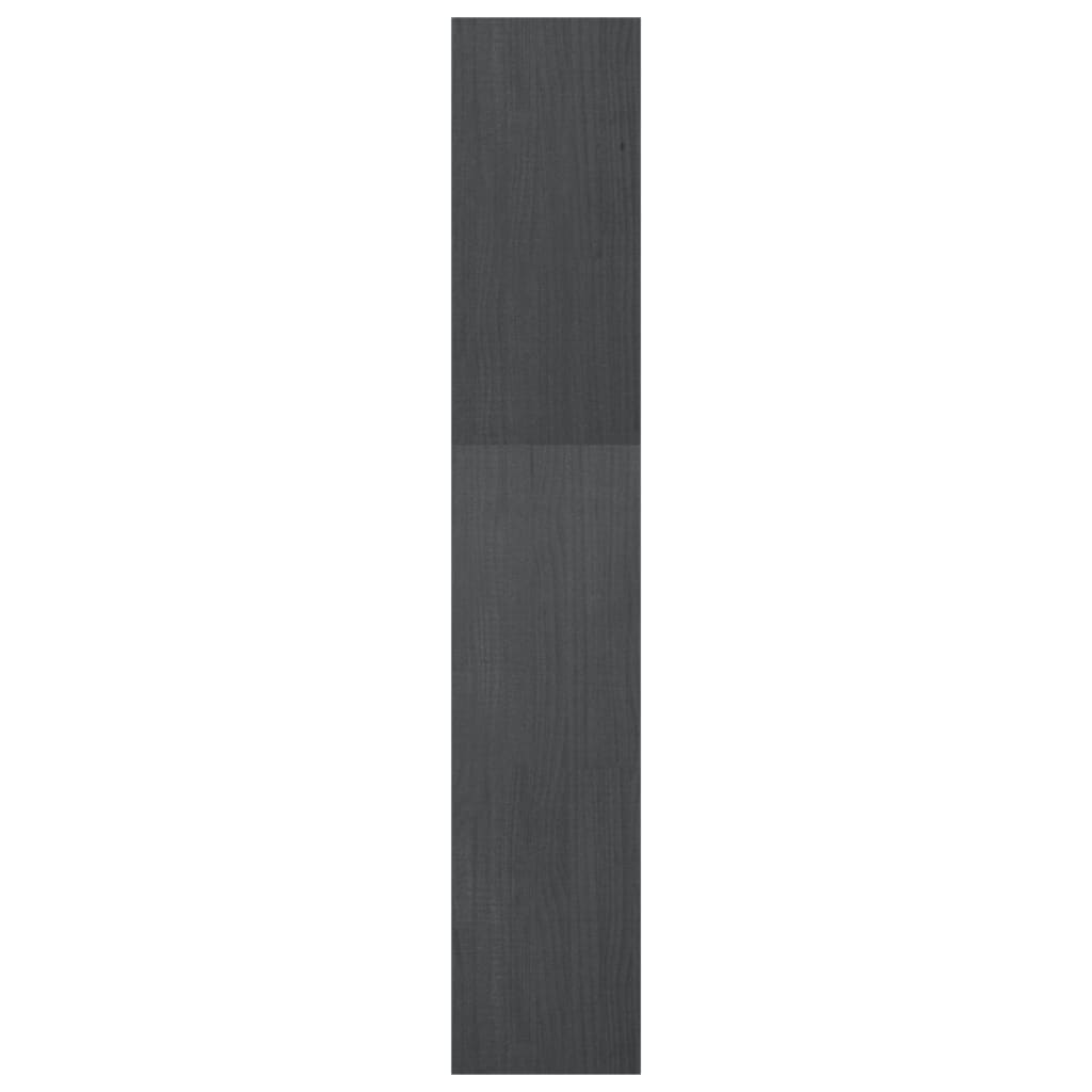 Βιβλιοθήκη/Διαχωριστικό Χώρου Γκρι 40x30x167,5 εκ. Ξύλο Πεύκου