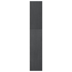 Βιβλιοθήκη/Διαχωριστικό Χώρου Γκρι 40x30x167,5 εκ. Ξύλο Πεύκου