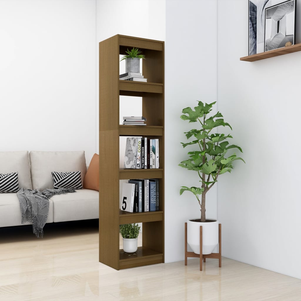 Βιβλιοθήκη/Διαχωριστικό Χώρου Μελί 40x30x167,5 εκ. Ξύλο Πεύκου