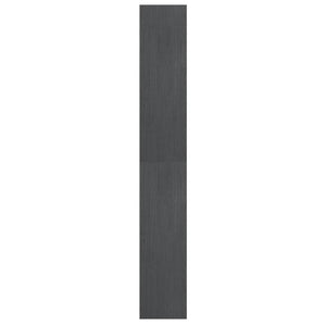 Βιβλιοθήκη/Διαχωριστικό Χώρου Γκρι 40x30x199 εκ. Ξύλο Πεύκου
