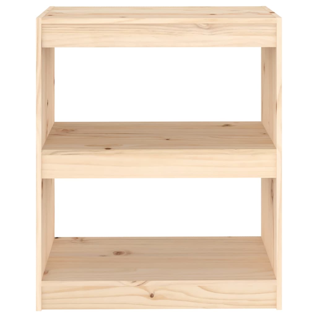 Βιβλιοθήκη/Διαχωριστικό Χώρου 60x30x71,5 εκ. Μασίφ Ξύλο Πεύκου - Pakobazaar