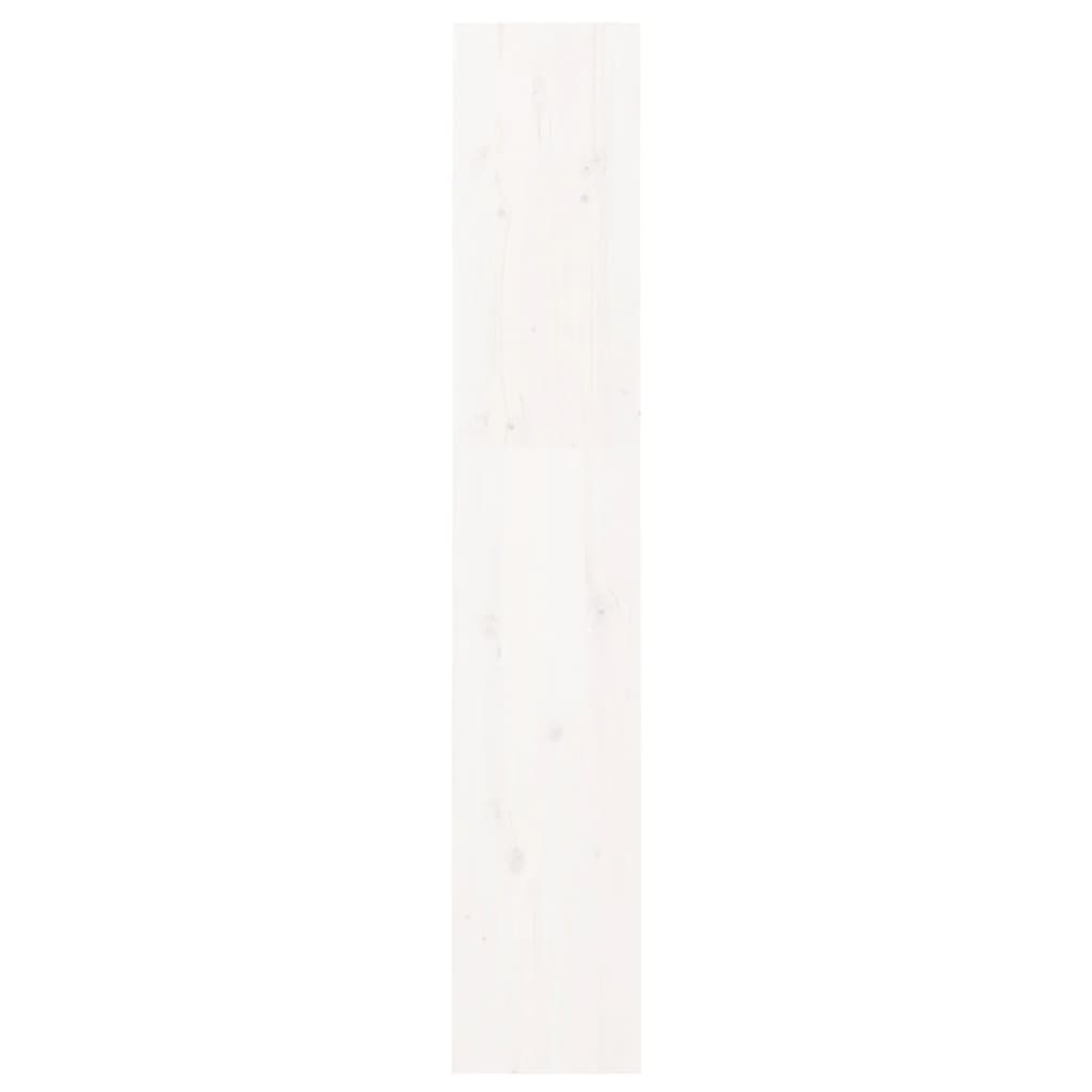 Βιβλιοθήκη/Διαχωριστικό Χώρου Λευκή 60x30x167,5 εκ. Μασίφ Πεύκο - Pakobazaar