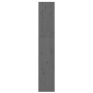 Βιβλιοθήκη/Διαχωριστικό Χώρου Γκρι 60x30x167,5 εκ. Μασίφ Πεύκο
