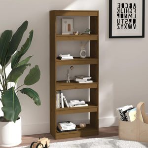 Βιβλιοθήκη/Διαχωριστικό Χώρου Μελί 60x30x167,5 εκ. Ξύλο Πεύκου