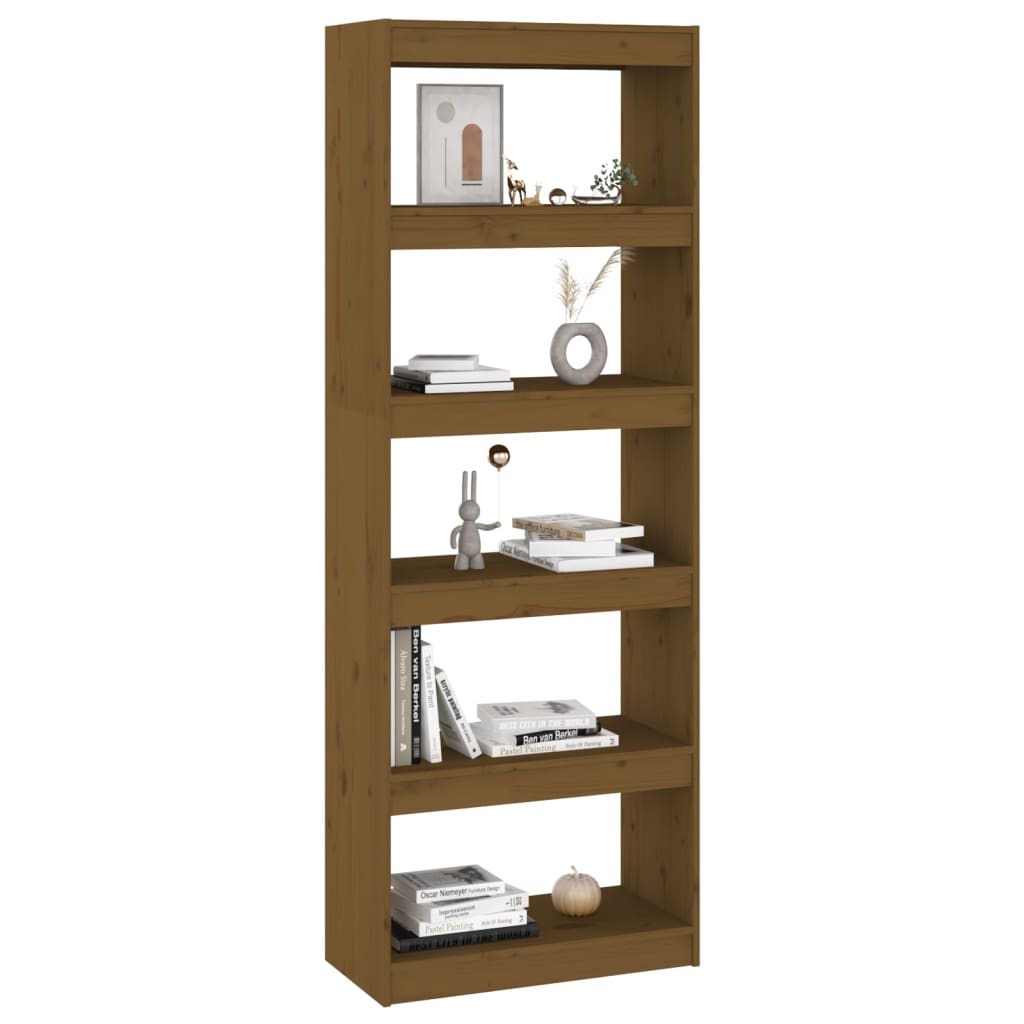 Βιβλιοθήκη/Διαχωριστικό Χώρου Μελί 60x30x167,5 εκ. Ξύλο Πεύκου