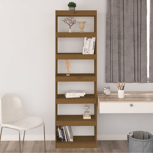 Βιβλιοθήκη/Διαχωριστικό Χώρου Μελί 60x30x199,5 εκ. Ξύλο Πεύκου