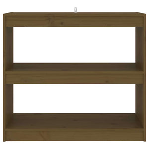 Βιβλιοθήκη/Διαχωριστικό Χώρου Μελί 80x30x71,5 εκ. Ξύλο Πεύκου