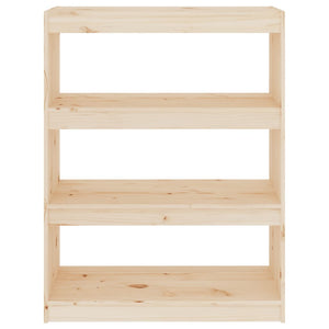 Βιβλιοθήκη/Διαχωριστικό Χώρου 80x30x103,5 εκ. Μασίφ Ξύλο Πεύκου