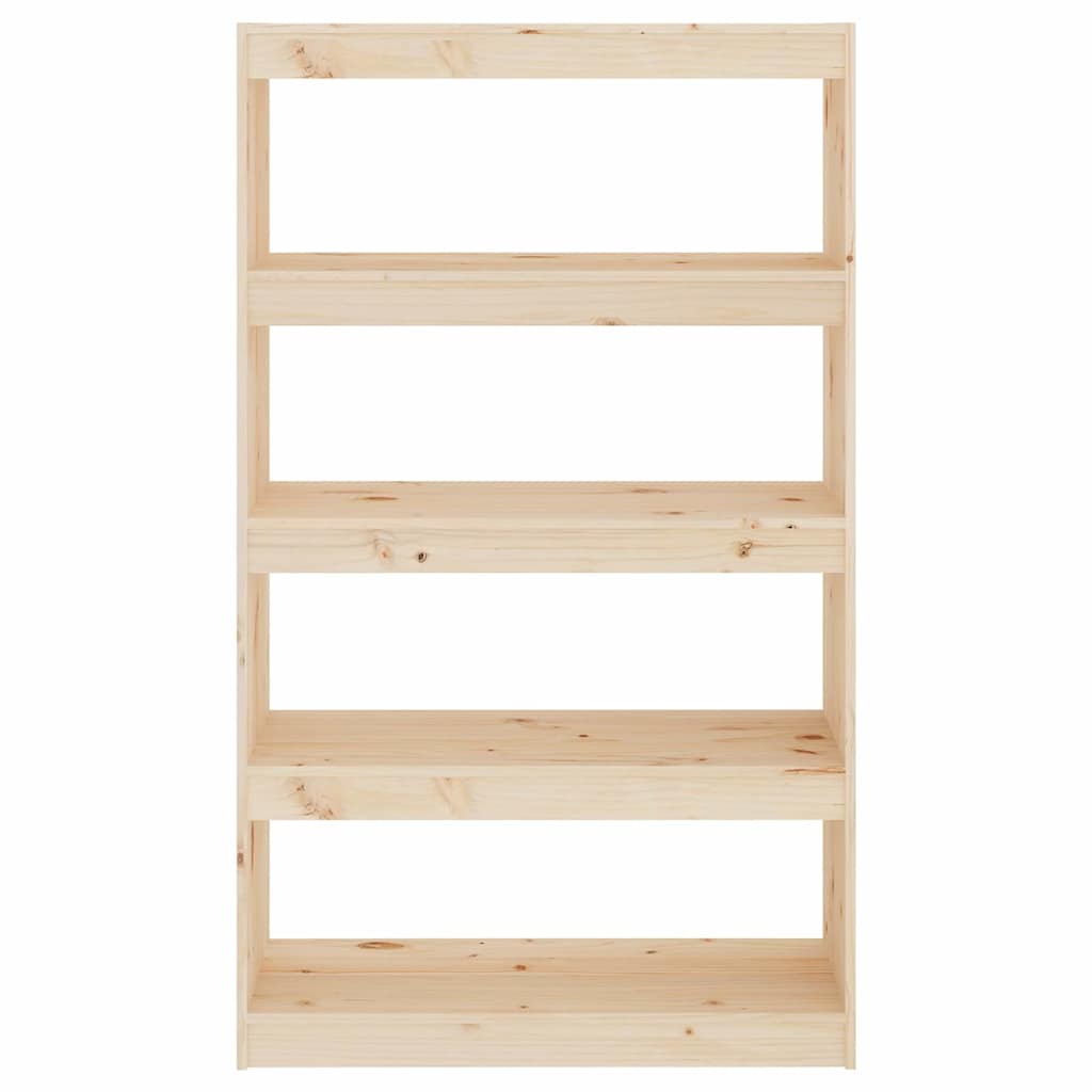 Βιβλιοθήκη/Διαχωριστικό Χώρου 80x30x135,5 εκ. Μασίφ Ξύλο Πεύκου