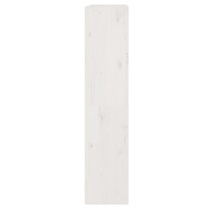 Βιβλιοθήκη/Διαχωριστικό Χώρου Λευκή 80x30x135,5 εκ. Μασίφ Πεύκο - Pakobazaar
