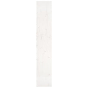 Βιβλιοθήκη/Διαχωριστικό Χώρου Λευκή 80x30x167,4 εκ. Μασίφ Πεύκο