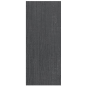 Βιβλιοθήκη/Διαχωριστικό Χώρου Γκρι 100x30x71,5 εκ. Ξύλο Πεύκου