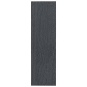 Βιβλιοθήκη/Διαχωριστικό Χώρου Γκρι 100x30x103 εκ. Ξύλο Πεύκου