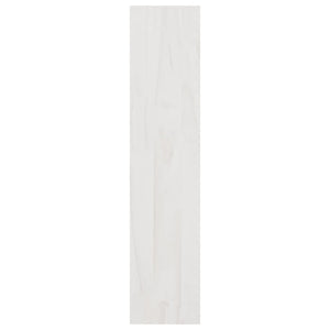 Βιβλιοθήκη/Διαχωριστικό Χώρου Λευκό 100x30x135,5 εκ Ξύλο Πεύκου