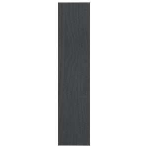 Βιβλιοθήκη/Διαχωριστικό Χώρου Γκρι 100x30x135,5 εκ. Ξύλο Πεύκου