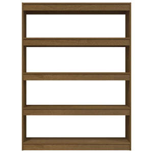 Βιβλιοθήκη/Διαχωριστικό Χώρου Καφέ Μελί 100x30x135,5 εκ. Πεύκο