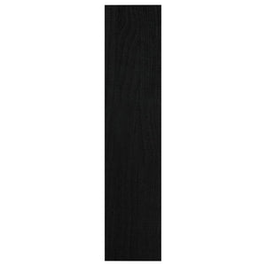 Βιβλιοθήκη/Διαχωριστικό Χώρου Μαύρο 100x30x135,5 εκ Ξύλο Πεύκου