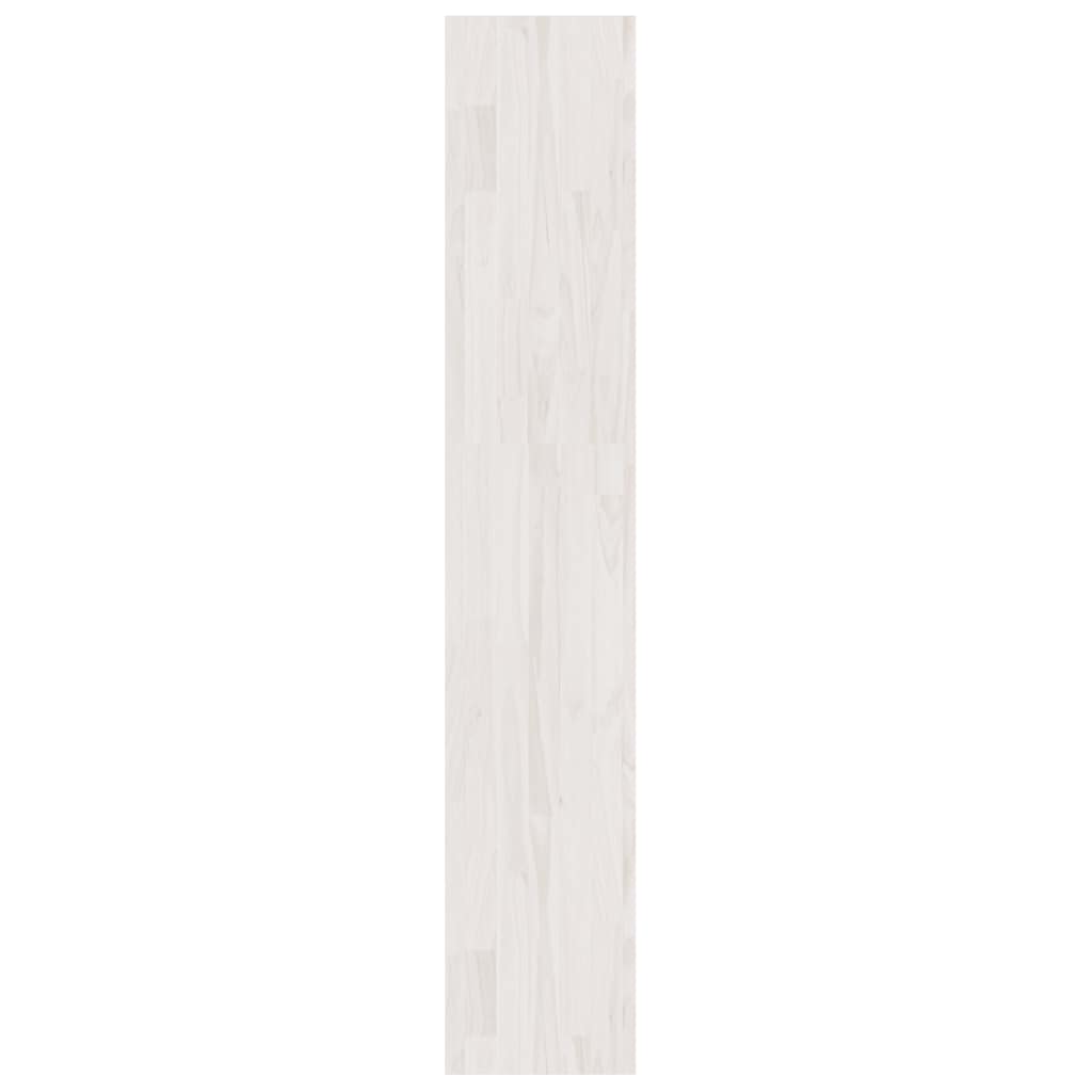 Βιβλιοθήκη/Διαχωριστικό Χώρου Λευκό 100x30x167,5 εκ Ξύλο Πεύκου