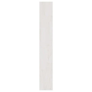 Βιβλιοθήκη/Διαχωριστικό Χώρου Λευκό 100x30x200 εκ. Ξύλο Πεύκου