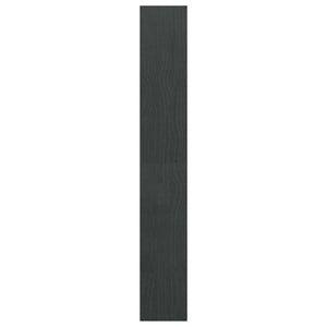 Βιβλιοθήκη/Διαχωριστικό Χώρου Γκρι 100x30x200 εκ. Ξύλο Πεύκου