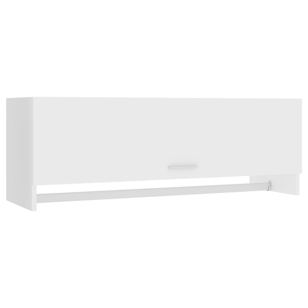 Ντουλάπα Λευκή 100 x 32,5 x 35 εκ. από Επεξ. Ξύλο - Pakobazaar