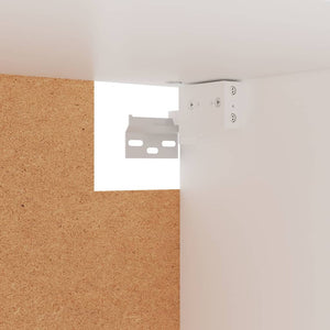 Ντουλάπα Λευκή 100 x 32,5 x 35 εκ. από Επεξ. Ξύλο - Pakobazaar