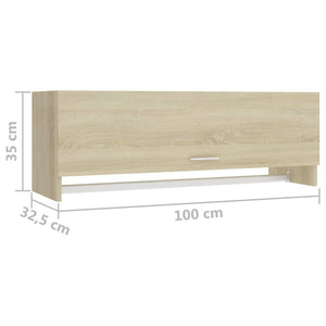 Ντουλάπα Sonoma Δρυς 100 x 32,5 x 35 εκ. από Επεξ. Ξύλο